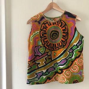 Vintage Handmade Vibrant Top
